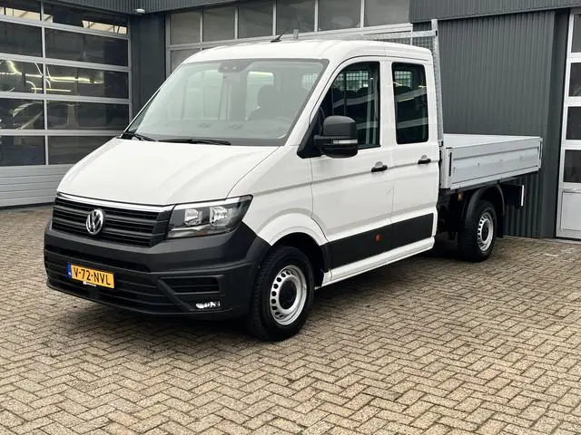 Volkswagen Crafter 35 2.0 TDI DC Open laadbak Airco Cruise controle Pick-up Euro 6 Parkeerhulp achte...