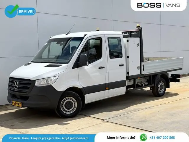 Mercedes-Benz Sprinter 314 2.2 CDI DC Open Laadbak Dubbele cabine 6-persoons Trekhaak Navigatie Carp...