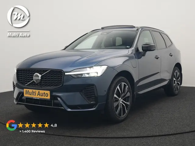 Volvo XC60 T6 AWD Ultimate Dark LONG RANGE Plug In Hybrid 350pk Dealer O.H. PHEV | Trekhaak Af Fabri...