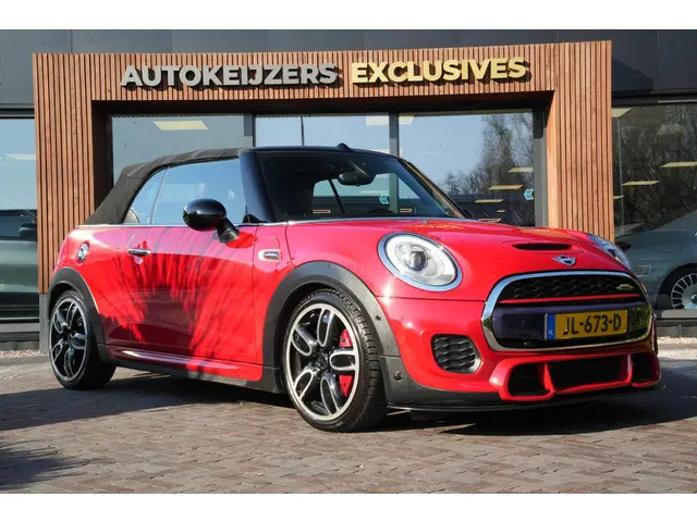 Mini Mini Cabrio 2.0 John Cooper Works Chili Open Dak Adapt. Cruise Harman/Kardon Leder AC Schnitzer