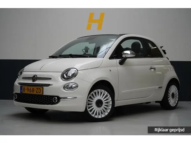 Fiat 500 C 1.0 Hybrid Star | Navigatie | Apple Carplay | Climate control | Parkeersensoren | Half le...