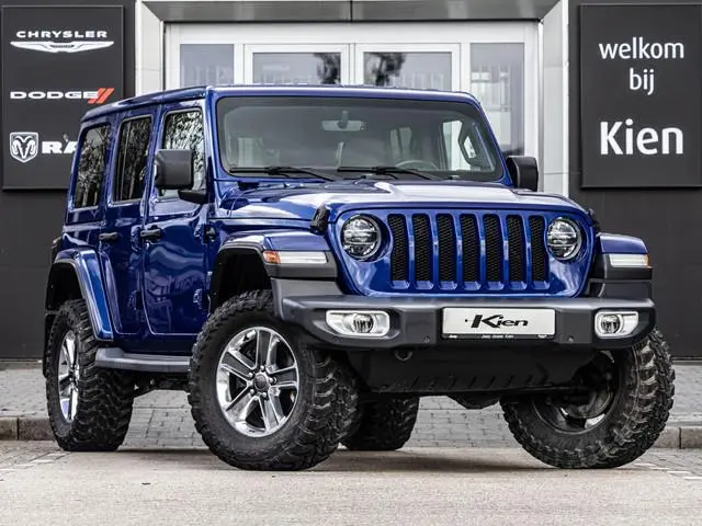 Jeep Wrangler 2.0T Sahara VAN | Grijs kenteken | LPG onderbouw | Navigatie | Lederen bekleding | Key...