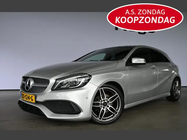 Mercedes-Benz A-klasse 160 Ambition AMG Automaat Navigatie LED Rijklaaprijs Inruil Mogelijk!