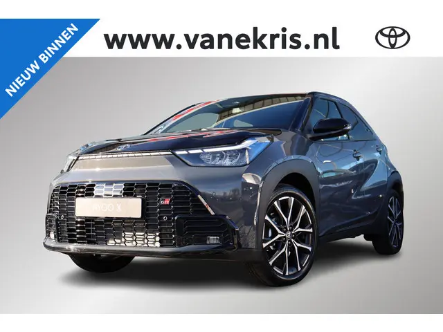 Toyota Aygo X Hybrid 115 GR Sport, Nieuw en in juli leverbaar met €1.000,- inruilpremie!