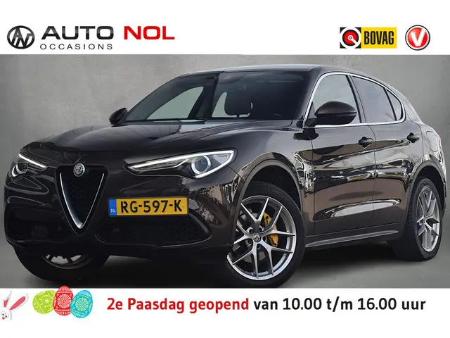 Alfa Romeo Stelvio 2.0 T AWD Super | 310 PK Stage 1 | Trekhaak | Leer | Stuur- en Stoelverw. | Memor...