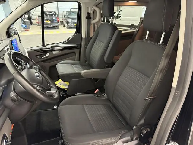 Ford Transit Custom 300 2.0 TDCI L2H1 Limited Dubbele cabine Automaat Navi Airco 2 Schuifdeuren Trek...