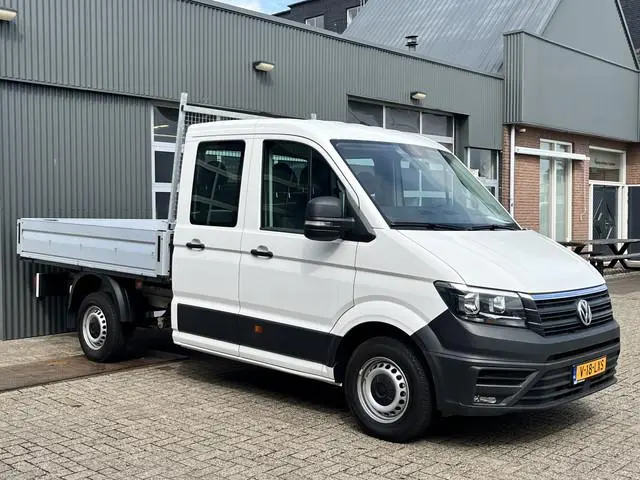 Volkswagen Crafter 35 2.0 TDI  DC Open laadbak Airco Cruise controle Pick-up Euro 6 Parkeerhulp acht...