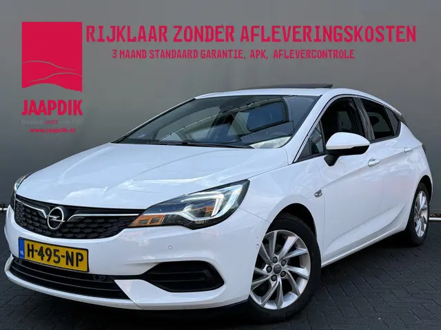 Opel Astra BWJ 2020 1.2 131 PK Elegance Bomvol! LEDER | STOELVERW. + VENTI. | MEMORY FUNCTIE | STUUR...