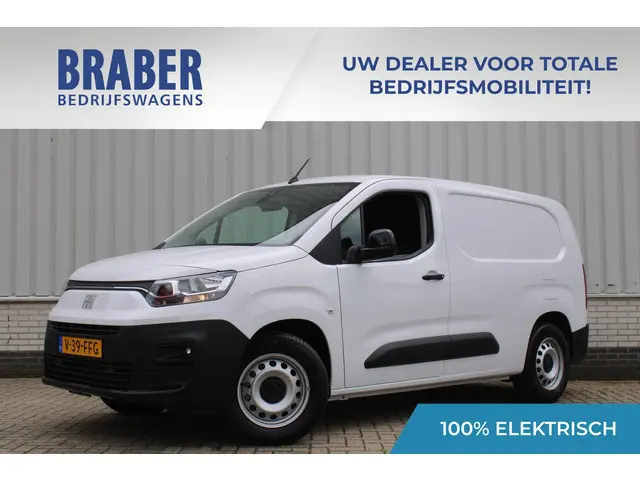 Fiat E-Doblò 136 L2 50 kWh | Nieuw | Clima | Navi | Cruise | Klaptafel | Camera | PDC | Comfort Conn...