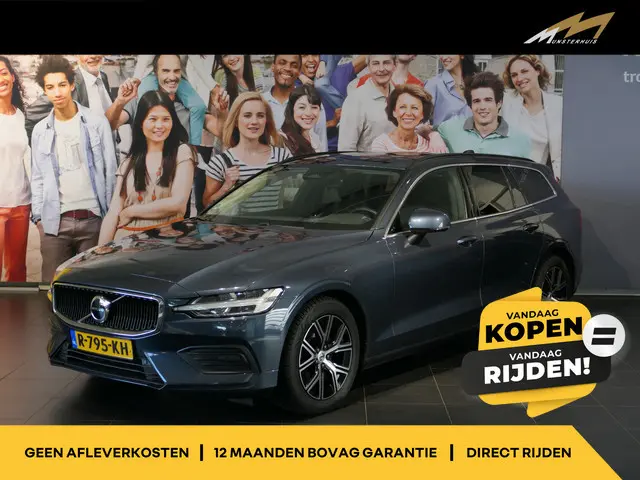 Volvo V60 2.0 B3 Core  - Occasion Lease vanaf €664 p/m - Verwarmde voorruit / (achter)stoelen & stuu...