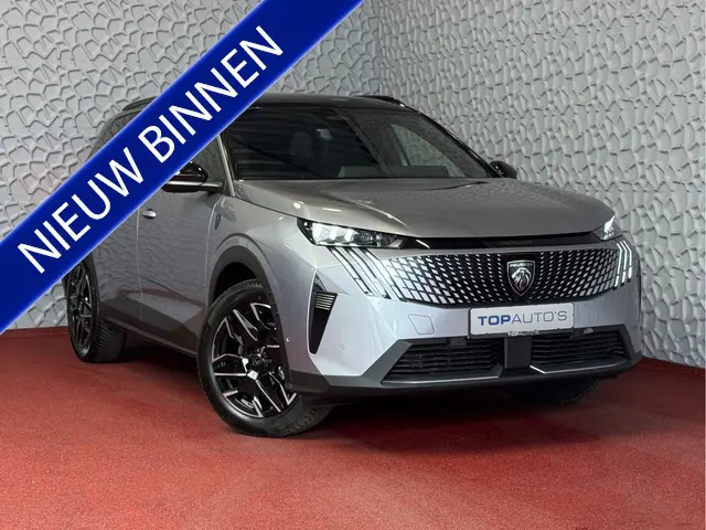 Peugeot 5008 1.2 HYBRID 145 GT GLAZENDAK 7PERS STOEL/STUUR VERW. ELEK.KLEP LED 7P 7 Persoons