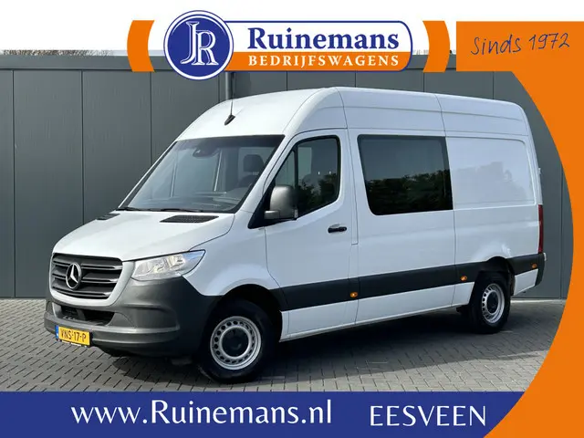Mercedes-Benz Sprinter 315 CDI 150 PK AUTOMAAT RWD / DUBBEL-CABINE / L2H2 / 3.5T TREKHAAK / 5 PERSOO...