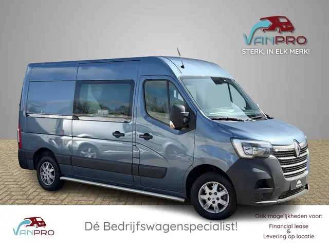 Renault Master 2.3 DCi 180PK Automaat 7-persoons Dubbel cabine / Navi / Trekhaak / Cruise / Clima /