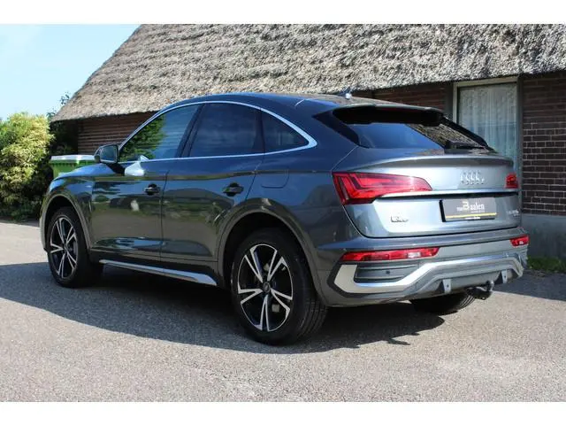 Audi Q5 Sportback 55 TFSI e S edition SOh 92,9% S-LINE LEER NAVI HUD TREKHAAK 90000KM!!!