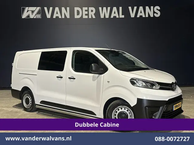 Toyota PROACE 2.0 D-4D 145pk L3H1 Dubbele Cabine Euro6 Airco | 6-zits | Navigatie | Apple Carplay Cruisecontol, Android Auto, 2500kg Trekhaak, Sidebars, Parkeersensoren, Bijrijdersbank