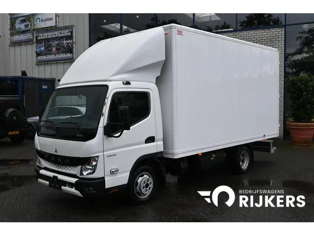 FUSO Canter 3C15 3.0 DI 340 Bakwagen met laadklep Dhollandia klep, Geveerde stoel
