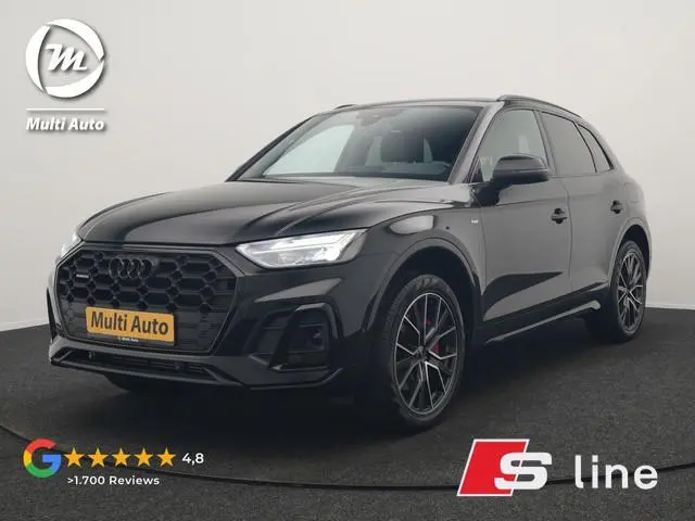 Audi Q5 50 TFSI e S edition PHEV 300pk Dealer O.H. | Trekhaak Af Fabriek | Camera | Lederen Sportsto...