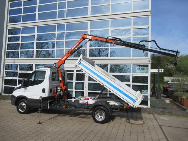 Iveco Daily 35C14 2.3 375 Kipper + ATLAS 35-A2 Kraan Krane Crane