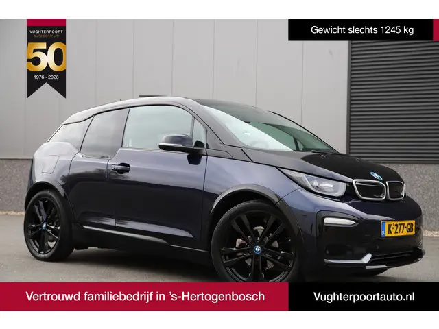 BMW i3 S 184pk Executive 120Ah 42 kWh/Leder/Sunroof//W-pomp/Camera/3-Fase/20"JetBlack