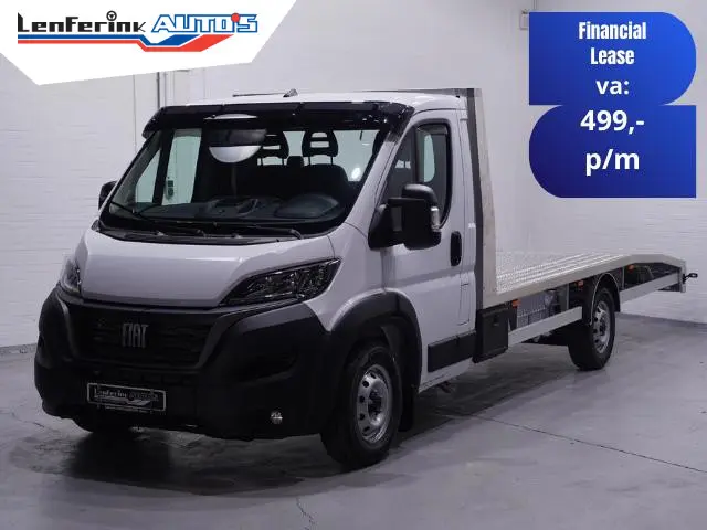 Fiat Ducato 2.2 MJet 140 pk L4 Autotransporter Airco, BPM vrij Luchtvering, Cruise Control, DAB+, Ni...