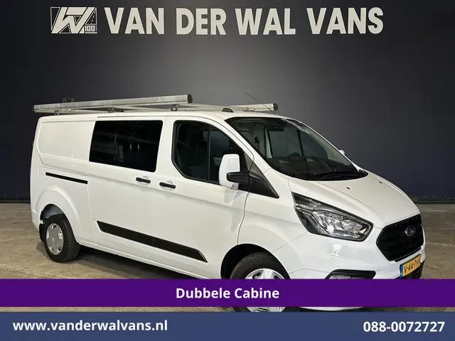 Ford Transit Custom 2.0 TDCI 130pk L2H1 Dubbele Cabine Inrichting Euro6 Airco | 5-Zits | Imperiaal |...