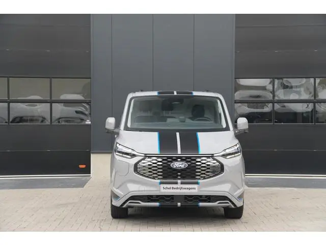 Ford E-Transit Custom 340 L2H1 Sport 71 kWh 218pk - 2x Schuif - ACC - B&O - Navi - Stoel/Stuurverwar...