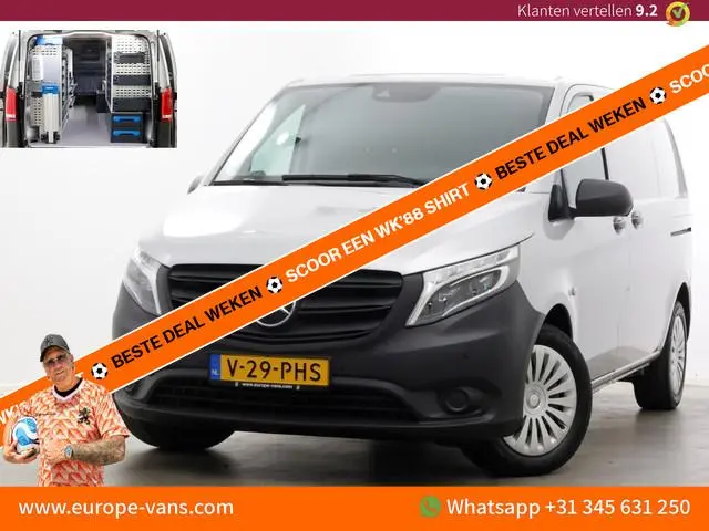 Mercedes-Benz Vito 114 CDI 136pk Compact 9G Automaat 2x Schuifdeur/LED/Camera/Inrichting 11-2022