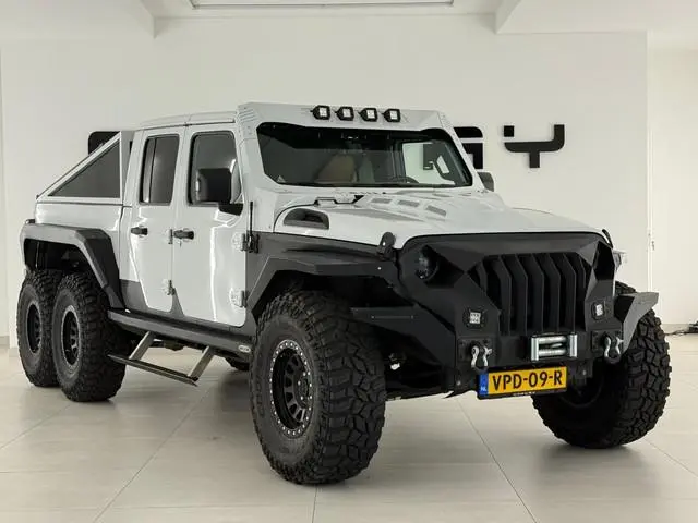 Jeep GLADIATOR Greenhill 6x6 Uniek Lier Leder Brute machine