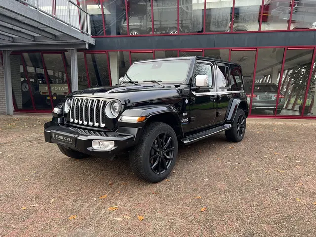 Jeep Wrangler Unlimited 4xe 380 Sahara | Irmscher | Capital | Trekhaak | Camera voor |