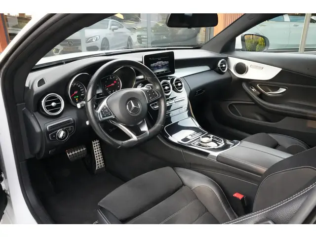 Mercedes-Benz C-klasse Coupé 300 Prestige AMG Leer/Alcantara Stoelverw. Cruise Clima Navi 18''LM