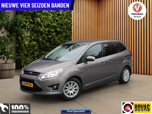 Ford Grand C-Max 1.0 Ambiente|7 Zits|Navi|Trekhaak|Boekjes
