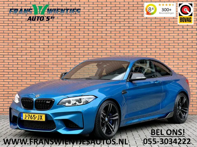 BMW 2-serie Coupé M2 DCT | 370 PK! | Harman/Kardon | DAB | Leder | Carbon | Camera | 19" Lichtmetaal...