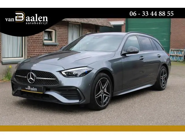 Mercedes-Benz C-klasse Estate 300 e Solution AMG SOh 97,6% SFEER TREKHAAK FULL LED 50000KM!!!