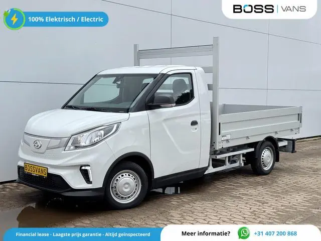 Maxus eDeliver 3 50kWh 122PK 6 x Verfügbar Pritische Open Laadbak 327km WLTP 100% Elektrisch Airco C...