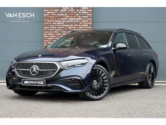Mercedes-Benz E-klasse Estate 220 d 4MATIC AMG Line | Hyperscreen | Distronic+ | Panoramadak | Trekhaak | Burmester | Stoelventilatie | Verwarmd Stuurwiel | HUD | Memory | Digital Light |