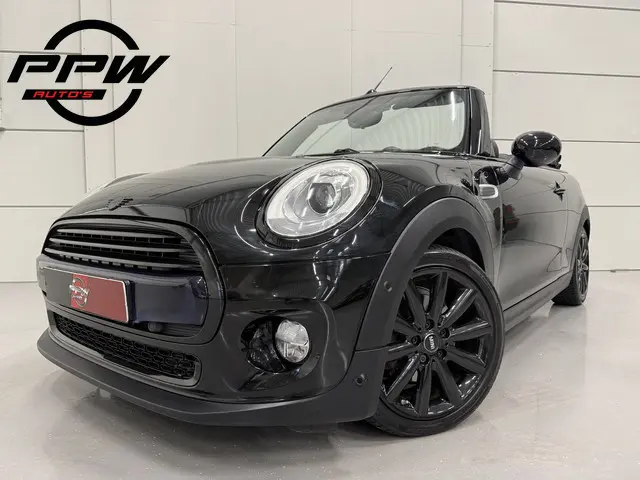 MINI Cabrio 1.5 Cooper Chili Aut. BLACK ALL BLACK LED/LEER MINI YOURS/NAVI-PRO/SFEER/KEYLESS/BLACK-P...