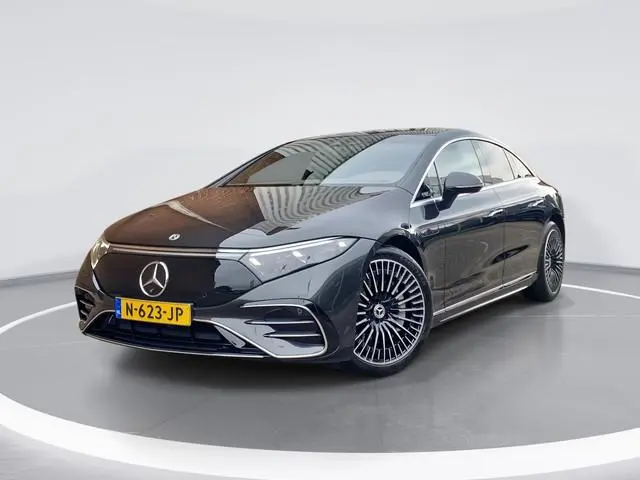 Mercedes-Benz EQS 450+ Edition 1 108 kWh |FABRIEKSGARANTIE|4WD|2 DE EIGENAAR|BURMESTER|STOEL.VW\KOEL...