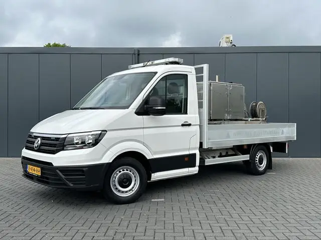 Volkswagen Crafter 35 2.0 TDI 177 PK / DSG AUTOMAAT / 1e EIG. / PICK UP / HOGEDRUKSPUIT OPBOUW / REI...