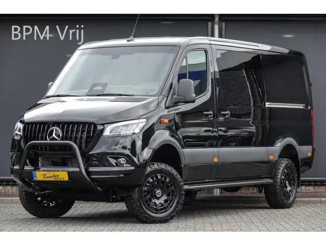Mercedes-Benz Sprinter 4x4 319Cdi 190Pk 9G-tronic | L2H1 | Dubbele Cabine |  2x Schuifdeur | 4WD | A...
