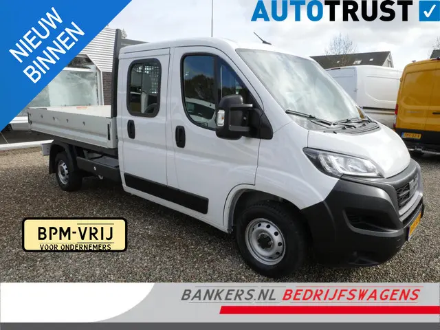 Fiat Ducato 2.2 MultiJet 140PK, L3, Pickup, Dubbel cabine, Airco, Laadbak L*B*H = 290*205*40