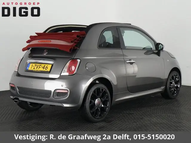 Fiat 500 C 0.9 TwinAir Turbo 500S Cabrio | Climate Control | Sportstoelen Half Leder | Lichtmetalen...