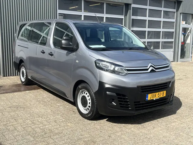 Citroën Jumpy 1.5 BlueHDi 120 XL Marge BTW en BPM vrij!! Airco Cruise controle Trekhaak 2500kg Navig...