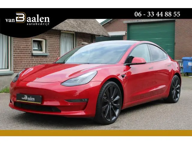 Tesla Model 3 Long Range AWD 75 kWh SOh 91,5% LEER PANO NAVI