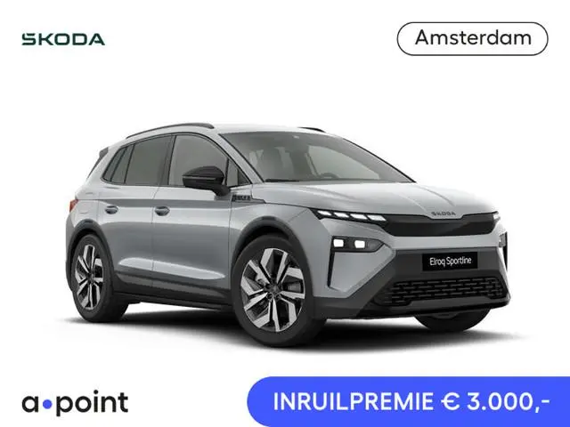 Skoda Elroq 85 Sportline | elektr. achterklep | Matrix LED | Travel Assist | Stuur - en stoelverwarm...