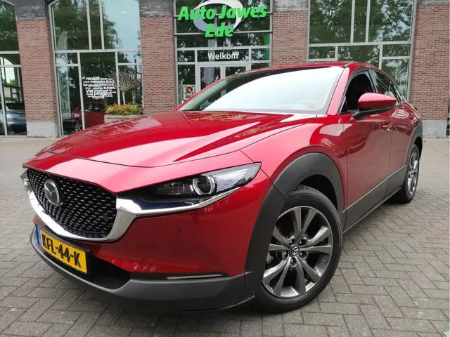 Mazda CX-30 2.0 e-SkyActiv-X M Hybrid Luxury Afn.trekhaak - Leder - Head-up display - Adaptive Cr.co...