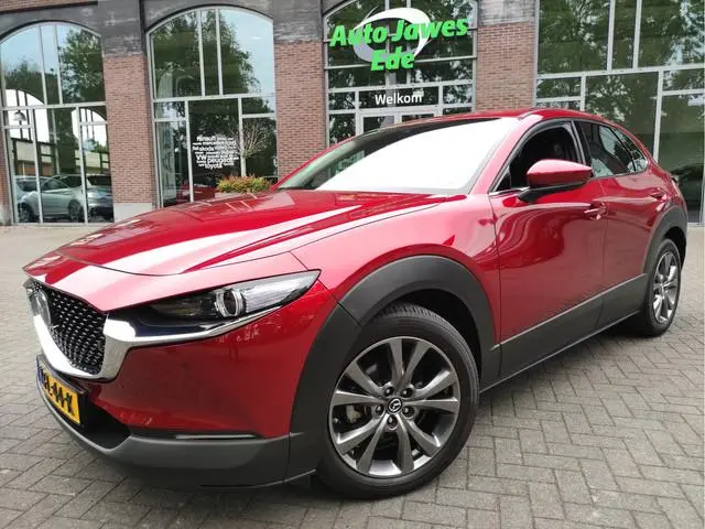 Mazda CX-30 2.0 e-SkyActiv-X M Hybrid Luxury Afn.trekhaak - Leder - Head-up display - Adaptive Cr.co...