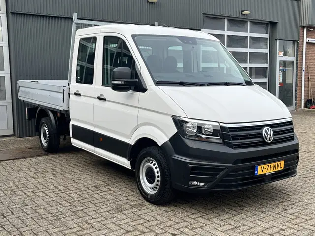 Volkswagen Crafter 35 2.0 TDI DC Open laadbak Airco Cruise controle Pick-up Euro 6 Parkeerhulp achte...