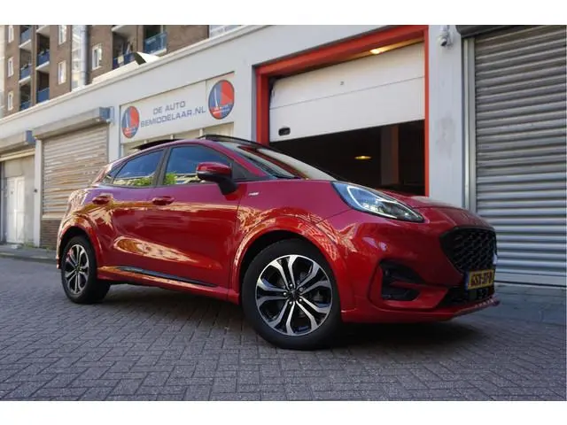 Ford Puma 1.0 EcoBoost Hybrid ST-Line X | PANO | LEER | Adaptive + Lane + BLIS | B&O | Stuur + Stoel...