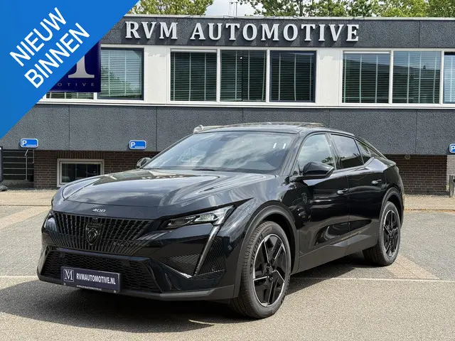 Peugeot e-408 GT 58 kWh NIEUWE AUTO 13KM!| FULL OPTION| PANO| FOCAL AUDIO| 360 CAMERA| ELEKTRISCHE A...