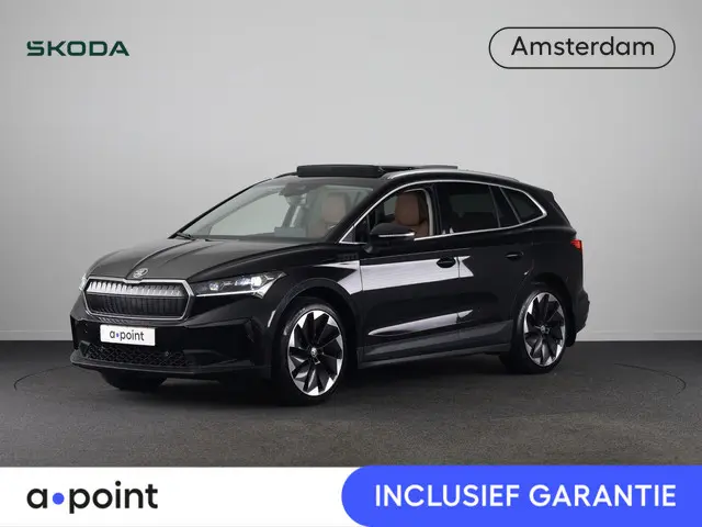 Skoda Enyaq iV 80 Business Edition Plus 204pk | SOH 97% | Panoramadak | Lederen bekleding | Trekhaak...